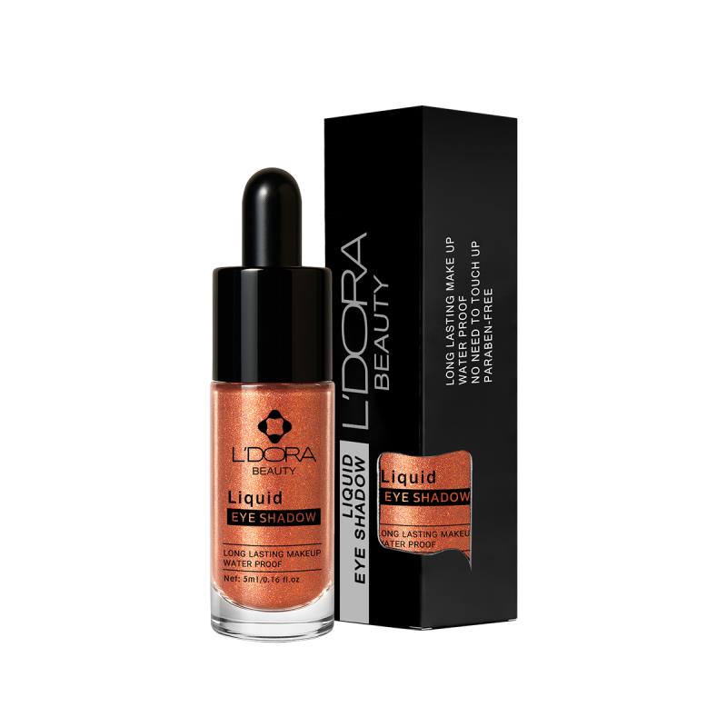 سایه چشم مایع LLE 04 - رنگ مسی لدورا بیوتی - ماهک شاپ