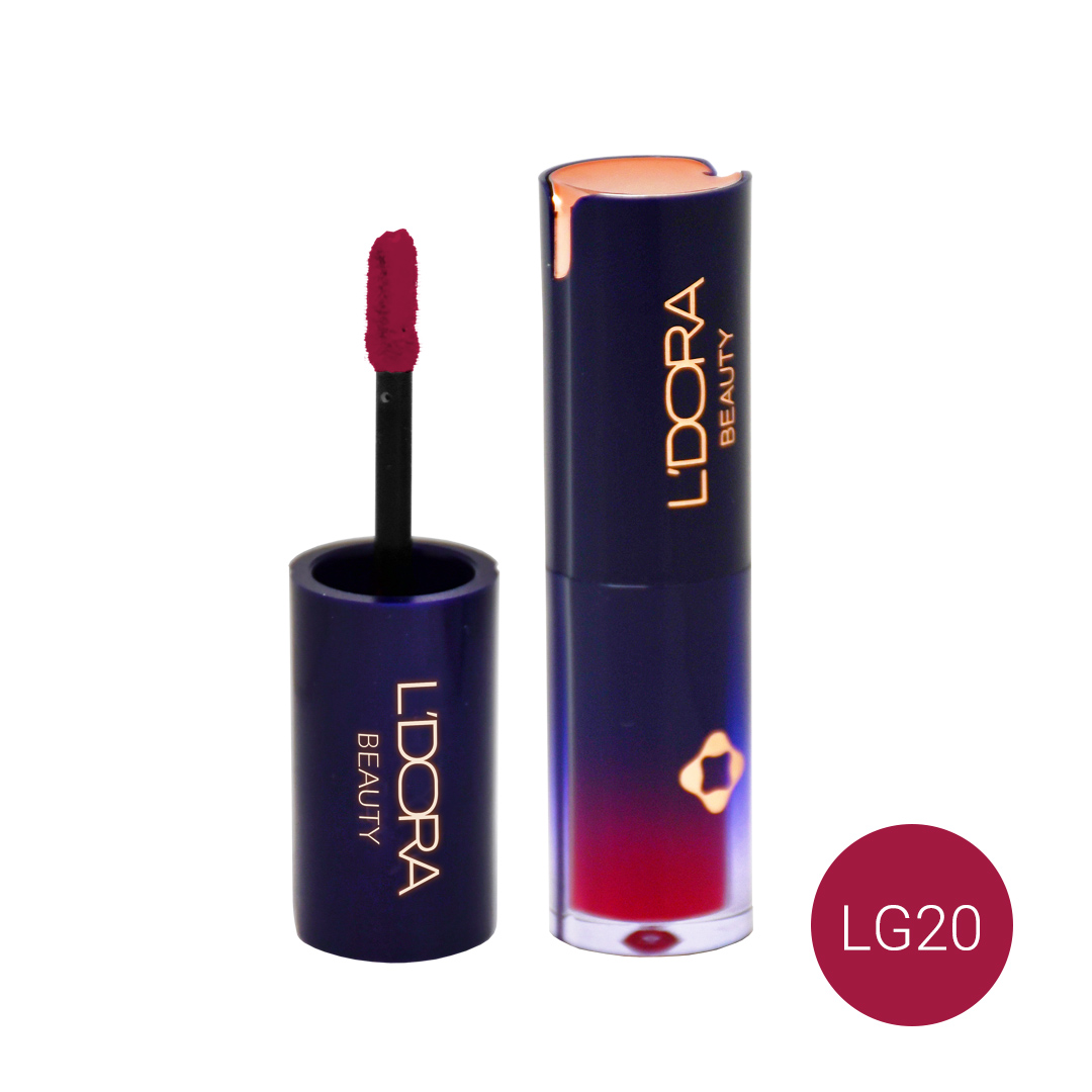 رژ لب مایع نیمه‌ مات لدورا کد LG20
